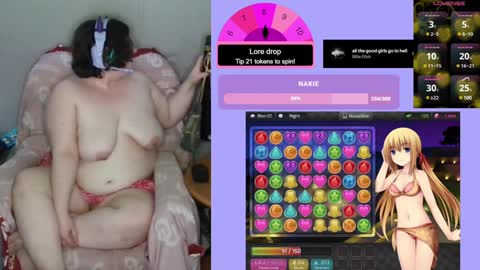 Snapshot of xonerdykitty chatting on February 4, 2025, 8:56 am Nerdykitty online show from February 4, 2025, 8:56 am