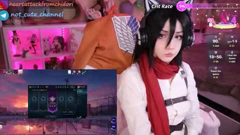 Snapshot of yourcutewaifu chatting on September 28, 2025, 8:36 pm Lina Fansly online show from September 28, 2025, 8:36 pm