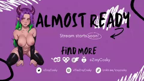 Snapshot of ziny_cosky chatting on June 13, 2026, 3:04 am Ziny Cosky online show from June 13, 2026, 3:04 am