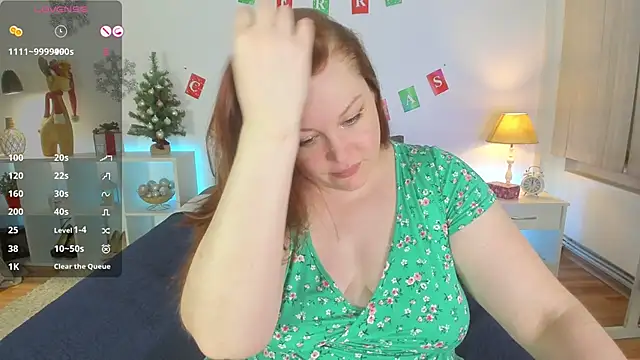 Snapshot of CutieGinger chatting on January 12, 2025, 11:15 pm CutieGinger online show from January 12, 2025, 11:15 pm