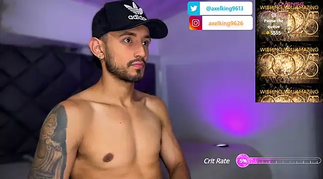 AxelKing1326 online show from January 2, 2025, 10:33 pm