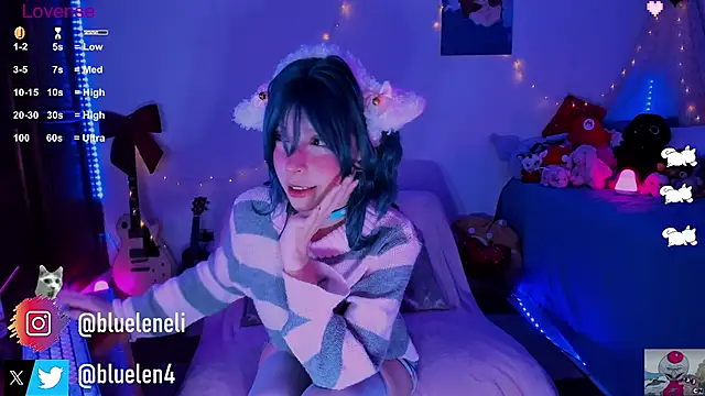 Snapshot of bluelen chatting on February 21, 2025, 9:02 am bluelen online show from February 21, 2025, 9:02 am