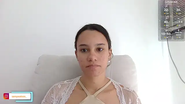 SamanthaWatson online show from July 5, 2026, 12:01 pm