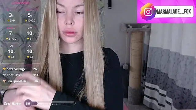 Marmalade Fox online show from March 27, 2026, 7:13 pm