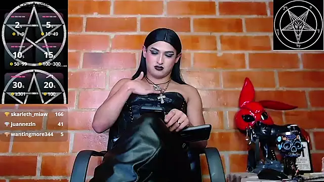 Snapshot of Domina_Lilith chatting on January 30, 2025, 7:18 am Domina Lilith online show from January 30, 2025, 7:18 am