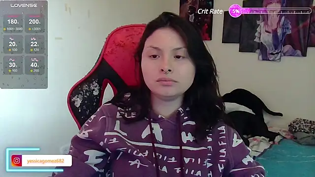 Snapshot of jessica_gomez chatting on January 2, 2025, 10:01 pm jessica gomez online show from January 2, 2025, 10:01 pm