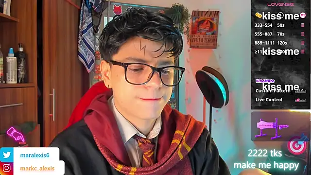marckalexis online show from July 12, 2026, 2:02 am