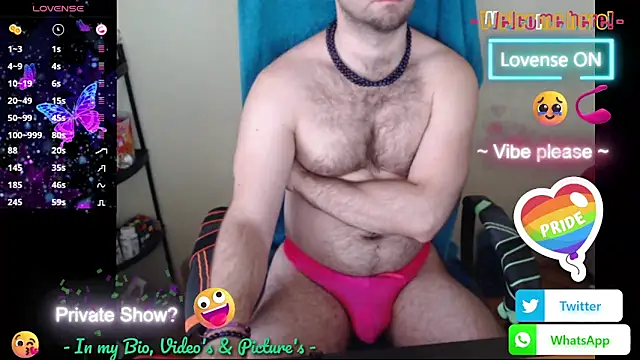 RealManHaveHairy online show from February 8, 2026, 8:40 am