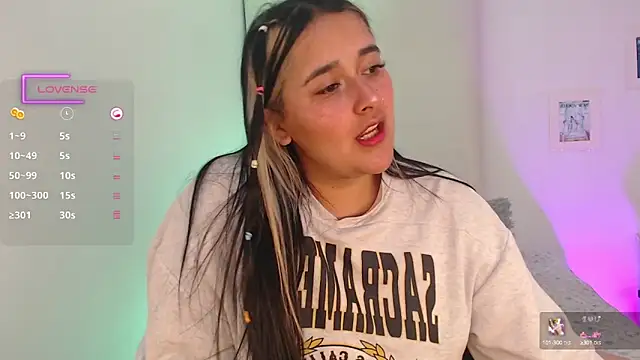 Snapshot of Megan_FE chatting on January 22, 2025, 12:59 am Megan FE online show from January 22, 2025, 12:59 am