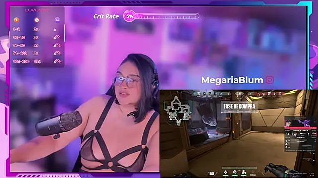 Snapshot of MegariaB chatting on February 20, 2026, 4:31 am MegariaB online show from February 20, 2026, 4:31 am