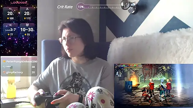 Snapshot of vaders_daughter chatting on March 22, 2025, 8:08 am vaders daughter online show from March 22, 2025, 8:08 am