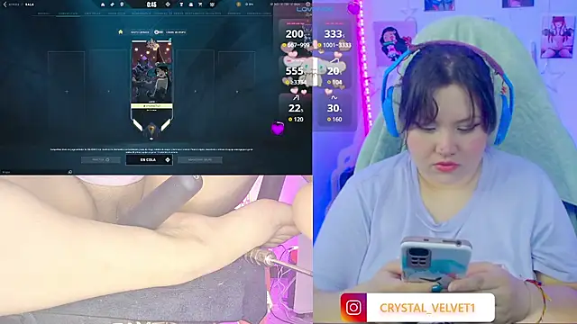 crystal7u7 online show from October 14, 2025, 8:09 pm