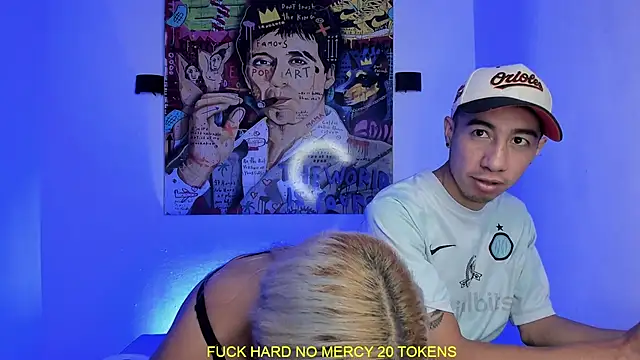 Snapshot of Threesome-no-mercy chatting on October 12, 2025, 7:51 am Threesome-no-mercy online show from October 12, 2025, 7:51 am