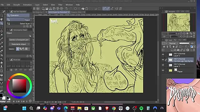 DrenchedArt online show from December 2, 2024, 9:28 pm