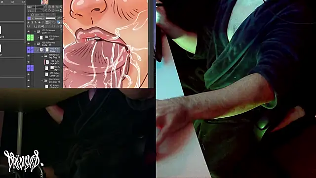 DrenchedArt online show from January 8, 2025, 5:48 pm