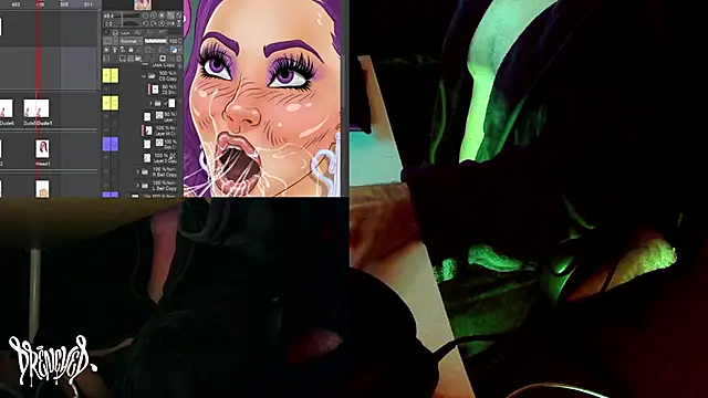 DrenchedArt online show from January 13, 2025, 5:44 am