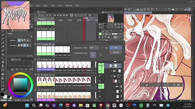 DrenchedArt online show from January 23, 2025, 12:25 am