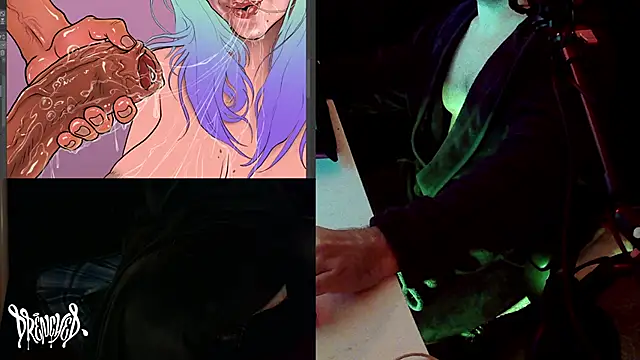 DrenchedArt online show from March 5, 2025, 8:00 pm