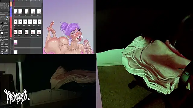 DrenchedArt online show from September 22, 2025, 4:58 am