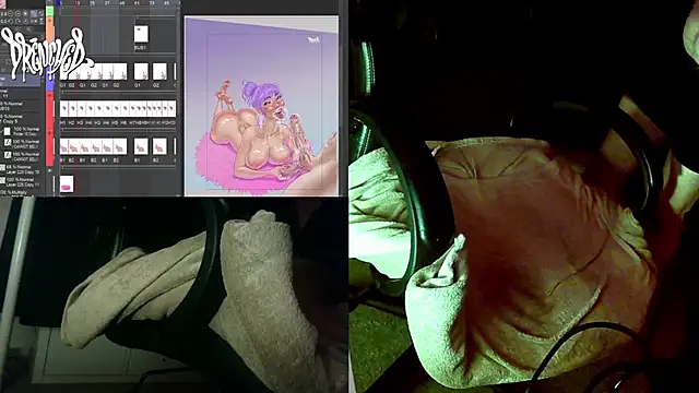 DrenchedArt online show from September 25, 2025, 4:16 am