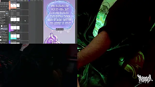 DrenchedArt online show from October 15, 2025, 4:45 am