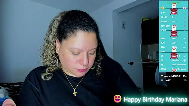 Snapshot of mariana_maze chatting on December 26, 2024, 11:32 am mariana maze online show from December 26, 2024, 11:32 am