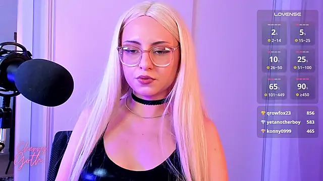 Snapshot of CherryGoth chatting on December 17, 2024, 7:15 pm CherryGoth online show from December 17, 2024, 7:15 pm