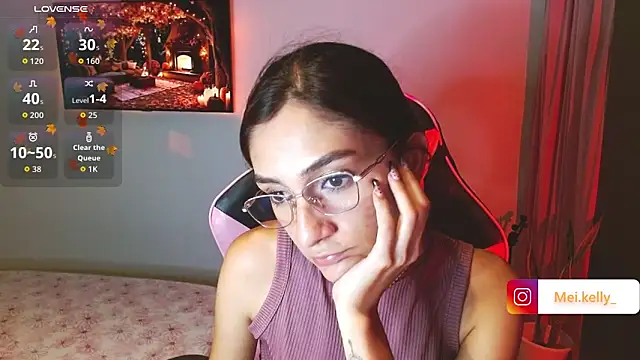 Mei Kelly online show from October 27, 2025, 1:31 am