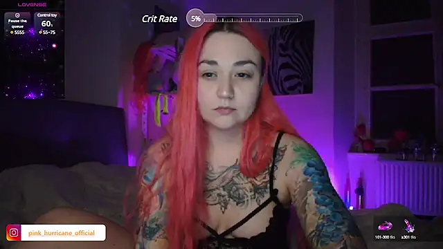 Snapshot of PinkHurricaneOfficial chatting on February 7, 2025, 1:36 am PinkHurricaneOfficial online show from February 7, 2025, 1:36 am