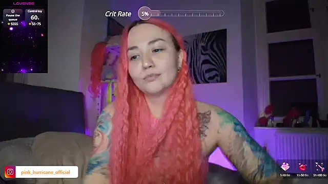 Snapshot of PinkHurricaneOfficial chatting on February 9, 2025, 9:39 pm PinkHurricaneOfficial online show from February 9, 2025, 9:39 pm