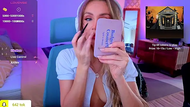 Snapshot of PrincessVS chatting on November 1, 2025, 4:03 am PrincessVS online show from November 1, 2025, 4:03 am