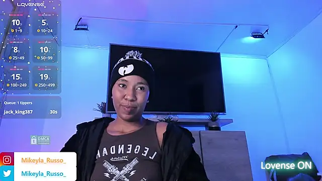 Snapshot of Mikeyla-Russo chatting on January 19, 2025, 3:08 am Mikeyla-Russo online show from January 19, 2025, 3:08 am