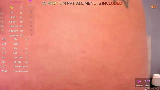 FoxxyClarise online show from October 3, 2025, 7:55 pm