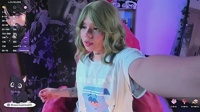 Snapshot of sensualkattt chatting on March 6, 2025, 12:30 pm sensualkattt online show from March 6, 2025, 12:30 pm