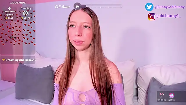 Snapshot of gabi_bunny chatting on February 25, 2025, 5:04 pm gabi bunny online show from February 25, 2025, 5:04 pm