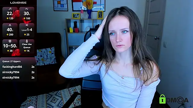 Snapshot of FrancescaCollins chatting on February 25, 2025, 11:41 am FrancescaCollins online show from February 25, 2025, 11:41 am