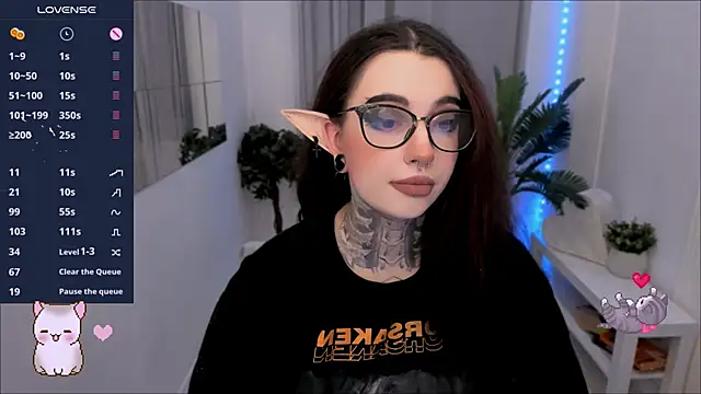 Snapshot of Dixi_Pixi_ chatting on March 23, 2025, 5:43 am Dixi Pixi online show from March 23, 2025, 5:43 am