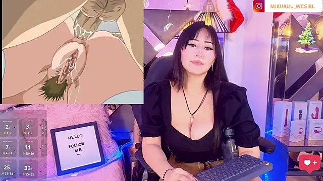 Snapshot of mikuru_hara chatting on December 25, 2024, 2:46 am mikuru hara online show from December 25, 2024, 2:46 am