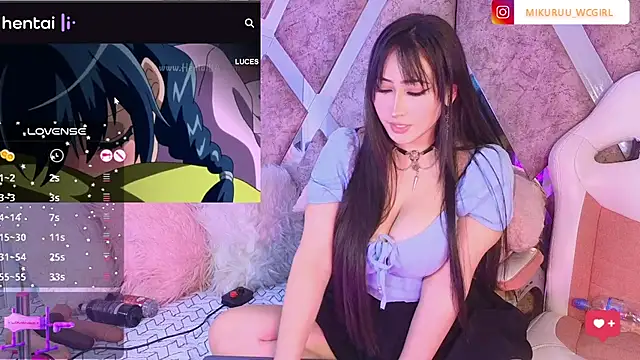 Snapshot of mikuru_hara chatting on January 13, 2025, 1:13 am mikuru hara online show from January 13, 2025, 1:13 am