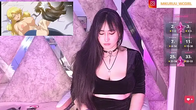 Snapshot of mikuru_hara chatting on March 17, 2025, 5:45 am mikuru hara online show from March 17, 2025, 5:45 am