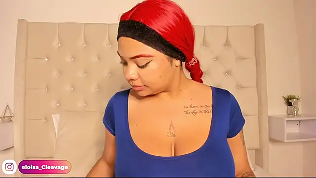 Eloisa cleavage  online show from January 14, 2025, 10:59 am