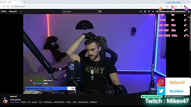 Snapshot of Mikev chatting on September 8, 2025, 6:07 pm Mikev online show from September 8, 2025, 6:07 pm