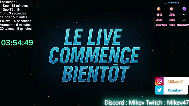 Snapshot of Mikev chatting on October 6, 2025, 6:05 pm Mikev online show from October 6, 2025, 6:05 pm