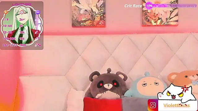 Violettbloss online show from October 3, 2025, 7:44 pm