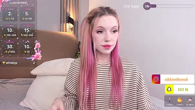 Snapshot of NikkiMiltons chatting on December 8, 2024, 5:39 am NikkiMiltons online show from December 8, 2024, 5:39 am