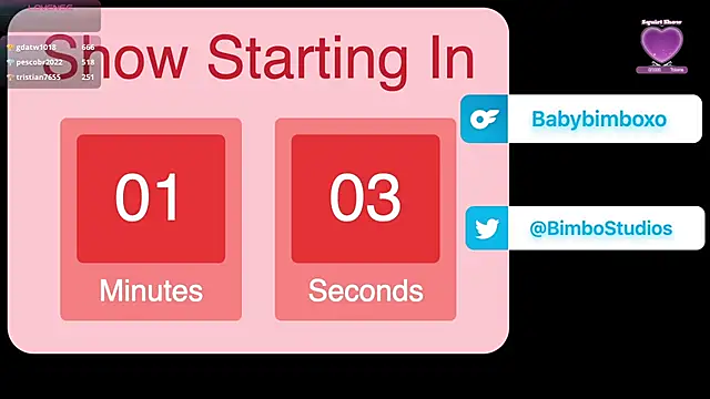 babybimbo online show from February 16, 2026, 6:48 pm