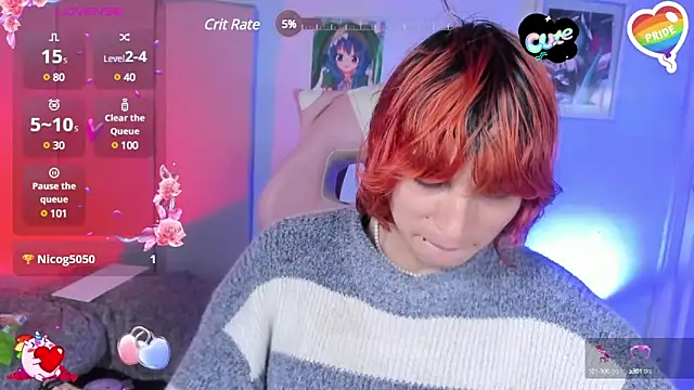 Snapshot of -kisa_ chatting on March 21, 2025, 6:49 am -kisa online show from March 21, 2025, 6:49 am