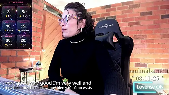 Snapshot of paulinabarnett- chatting on November 9, 2025, 2:43 am paulinabarnett- online show from November 9, 2025, 2:43 am