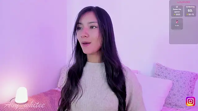 Snapshot of AbyWhitee chatting on January 29, 2025, 2:09 am AbyWhitee online show from January 29, 2025, 2:09 am