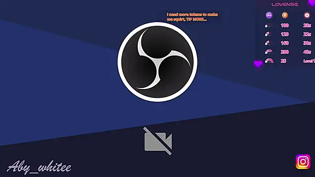 Snapshot of AbyWhitee chatting on October 18, 2025, 12:57 am AbyWhitee online show from October 18, 2025, 12:57 am